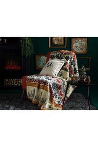 Winterfell Akrilik Tv Battaniye 130x170 Cm Lacivert-kırmızı ürün fotoğrafı