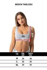 Spor Kalın Askı Kadın Pedli Bralet Sütyen 3363 ürün fotoğrafı
