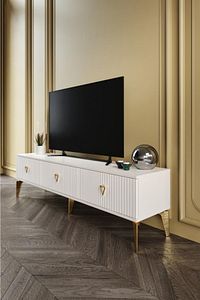 180 Cm Zeugma Mdf Mebran Kapak Ekru Gold ürün fotoğrafı