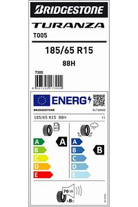 185/65r15 88h T005 Turanza Yaz Lastiği 2022 Üretim ürün fotoğrafı