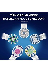 D100 Şarj Edilebilir Diş Fırçası Cross Action Mavi ürün fotoğrafı