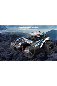Gepettoys Extreme Elektirikli Thunder 40 Km Hız Yapan Hız Canavarı Uzaktan Kumandalı Araba Jeeb ürün fotoğrafı