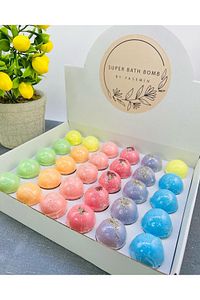 Banyo Topu, Banyo Bombası, Nem Topu, Stantlı 30 Adet 40 Gram Manikür Boy ürün fotoğrafı