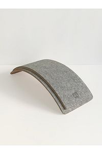 Parmak Korumalı Ve Keçe Kaplamalı Denge Tahtası, Montessori Board, Wobble Balance Board ürün fotoğrafı