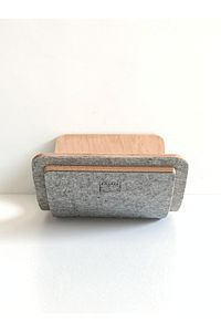 Parmak Korumalı Ve Keçe Kaplamalı Denge Tahtası, Montessori Board, Wobble Balance Board ürün fotoğrafı
