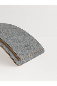 Parmak Korumalı Ve Keçe Kaplamalı Denge Tahtası, Montessori Board, Wobble Balance Board ürün fotoğrafı