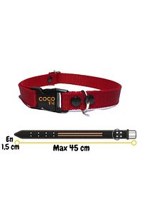 Köpek Göğüs Tasması Gezdirme Ipi Boyun Tasmsı Small Kırmızı Küçük Irklar Için 25-40 Cm ürün fotoğrafı