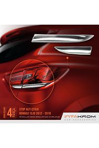 Renault Clio 4 Krom Stop Alt Çıtası 4 Parça 2012 -2018 ürün fotoğrafı