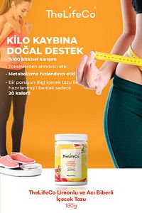 Metabolizma Hızlandırıcı Limonlu Ve Acı Biberli Içecek Tozu 150 G ürün fotoğrafı