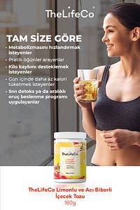 Metabolizma Hızlandırıcı Limonlu Ve Acı Biberli Içecek Tozu 150 G ürün fotoğrafı