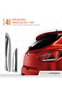 Renault Clio 4 Krom Stop Alt Çıtası 4 Parça 2012 -2018 ürün fotoğrafı