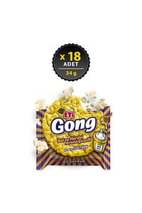 Gong Bal ve Hardal Aroma Çeşnili Mısır ve Pirinç Patlağı 34 g x 18 Adet ürün fotoğrafı
