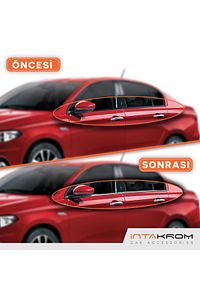 Fiat Egea Krom Cam Çıtası 4 Parça 2015 ve Üzeri Sd Uyumlu ürün fotoğrafı