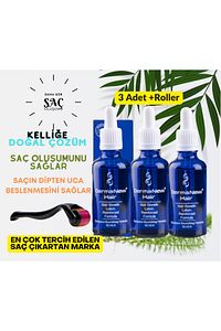 Saç Losyonu - Saç Gürleştirici - Saç Bakım - Hair Losyon / 3 Adet Roller ürün fotoğrafı