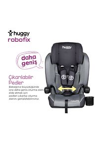 Gri Robofix 9-36 Kg Isofixli Katlanabilir Oto Koltuğu ürün fotoğrafı