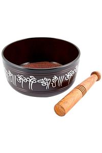 Meditasyon Çanı Yoga Çanı Tibet Çanağı Singing Bowl 19 Cm ürün fotoğrafı
