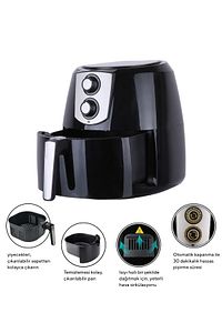 Fastfryer XXL 8.5 Litre ( Yağsız Fritöz Airfryer ) HAF-03 ürün fotoğrafı