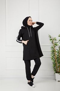 Oversize Model Tesettür Eşofman Takımı ürün fotoğrafı