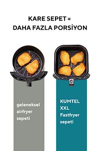 Fastfryer XXL 8.5 Litre ( Yağsız Fritöz Airfryer ) HAF-03 ürün fotoğrafı