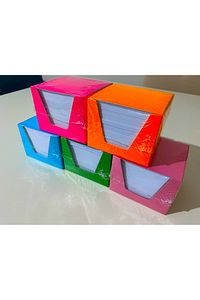 Küp Not 10 Paket Küp Blok Not Kağıdı 1 Hamur 8x8 Cm ürün fotoğrafı