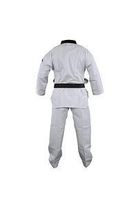 Adı-start Siyah Yaka Taekwondo Müsabaka Elbisesi ürün fotoğrafı