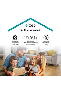 Prizi 16A Akım Korumalı Telefon ile Uzaktan Kontrol Edilebilen Wi-Fi Akıllı Priz ürün fotoğrafı