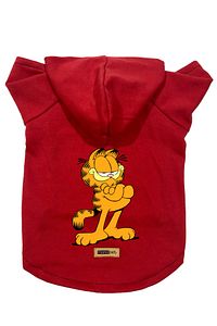 Kapişonlu Polar Sweatshirt Köpek Ve Kedi Kıyafeti - Tomjerry & Garfield 2'li ürün fotoğrafı