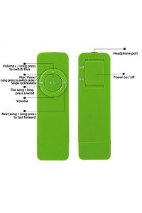 8 Gb Sd Hafıza Kartı Hediye Sportif Usb Girişli Şarjlı Mp3 Müzik Çalar Player - Beyaz ürün fotoğrafı