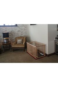 60 Cm X 1 Metre Ahşap Köpek Çiti Sık Aralık ürün fotoğrafı