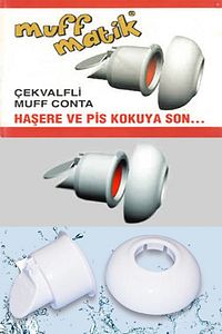 Muffmatik Kokumatik Gider Koku Önleyici Lavabo Sifonu Çekvalfi Adaptör Kokuya Ve Haşereye Son ürün fotoğrafı