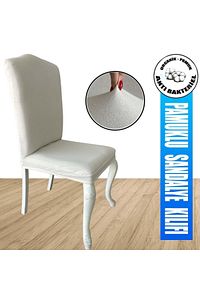 Fransız Pamuklu Kumaş Avangard Model Sandalye Kılıfı 6 Lı Set ürün fotoğrafı