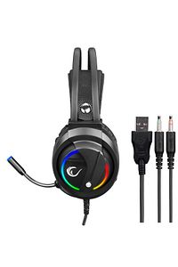 Fitment Rgb Gaming Combo Oyuncu Klavye Mouse Kulaklık Mousepad Set (Rampage Türkiye Garantili) ürün fotoğrafı