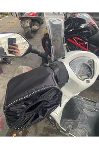 Honda Dio Scooter Universal Motosiklet Premium Elcik Rüzgarlık Içi Yünlü Su Geçirmez Reflektörlü ürün fotoğrafı