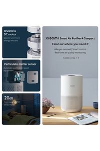 Smart Air Purifier 4 Compact Akıllı Hava Temizleyici ürün fotoğrafı