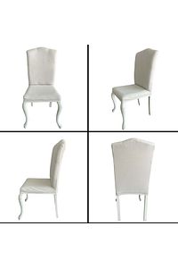 Fransız Pamuklu Kumaş Avangard Model Sandalye Kılıfı 6 Lı Set ürün fotoğrafı