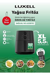 Fastfryer Xl 5.5 Litre ( Yağsız Fritöz Airfryer ) Lx-fc5130 ürün fotoğrafı