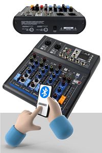 Mdx-45s Ses Mikseri Stüdyo Kayıt Için 4 Kanal Ses Kartlı +48v Phantomlu Kayıt Mikseri ürün fotoğrafı