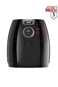 Aircook Hava Fritöz Akıllı Yağsız Kızartma Sıcak Airfryer SC301 ürün fotoğrafı