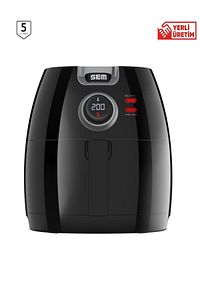 Aircook Hava Fritöz Akıllı Yağsız Kızartma Sıcak Airfryer SC301 ürün fotoğrafı
