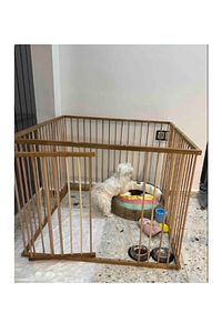 1 M2 - 70 Cm Yükseklik Ahşap Köpek Çiti ( Kapılı) ürün fotoğrafı