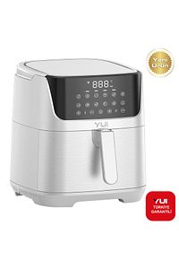 M25 Maxifry Pro 5.5 Lt. Smart Dokunmatik Airfryer Sıcak Hava Fritöz Beyaz(YUI TURKİYE GARANTİLİ) ürün fotoğrafı