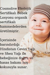 Bebek Losyonu | Organik Içerikli | Zeytinyağı & Aloe Vera | Paraben & Parafin Içermez | 300 ml ürün fotoğrafı