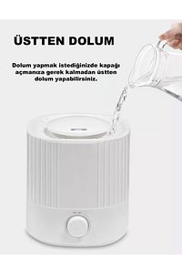 2.5 Lt Hava Nemlendirici Buhar Makinesi Ultrasonik Difüzör Oda Nemlendirici Hava Nemlendiricisi ürün fotoğrafı