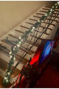 Yılbaşı Dekoratif Peri Led Garland Çam Ağaçı Dalı Sarmal Tel Işıklı Yeni Yıl Süsleri 5 Metre Günışığ ürün fotoğrafı