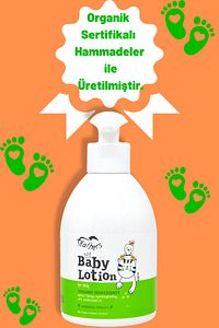 Bebek Losyonu | Organik Içerikli | Zeytinyağı & Aloe Vera | Paraben & Parafin Içermez | 300 ml ürün fotoğrafı