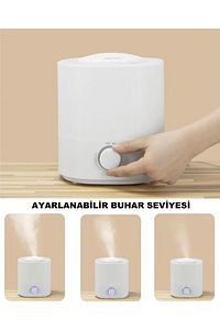 2.5 Lt Hava Nemlendirici Buhar Makinesi Ultrasonik Difüzör Oda Nemlendirici Hava Nemlendiricisi ürün fotoğrafı