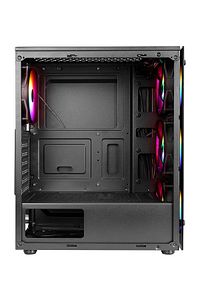 Z-master X100 4x120mm Rgb Fanlı Temperli Cam Pencere Gaming Oyuncu Bilgisayar Kasası ürün fotoğrafı