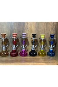 Siyah Mini Nargile Takımı 1 Kg Küp Kömür Folyo 10 Sipsi Iğne ürün fotoğrafı