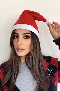 Noel Baba Yılbaşı Şapkası %100 Polar Yıkanabilir Parti Şapkası ürün fotoğrafı