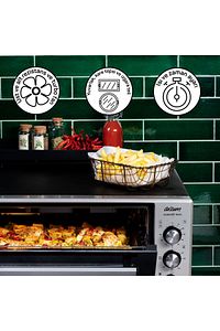 Cookart Maxi Çift Camlı Fırın 50 lt Inox Ar2002 ürün fotoğrafı